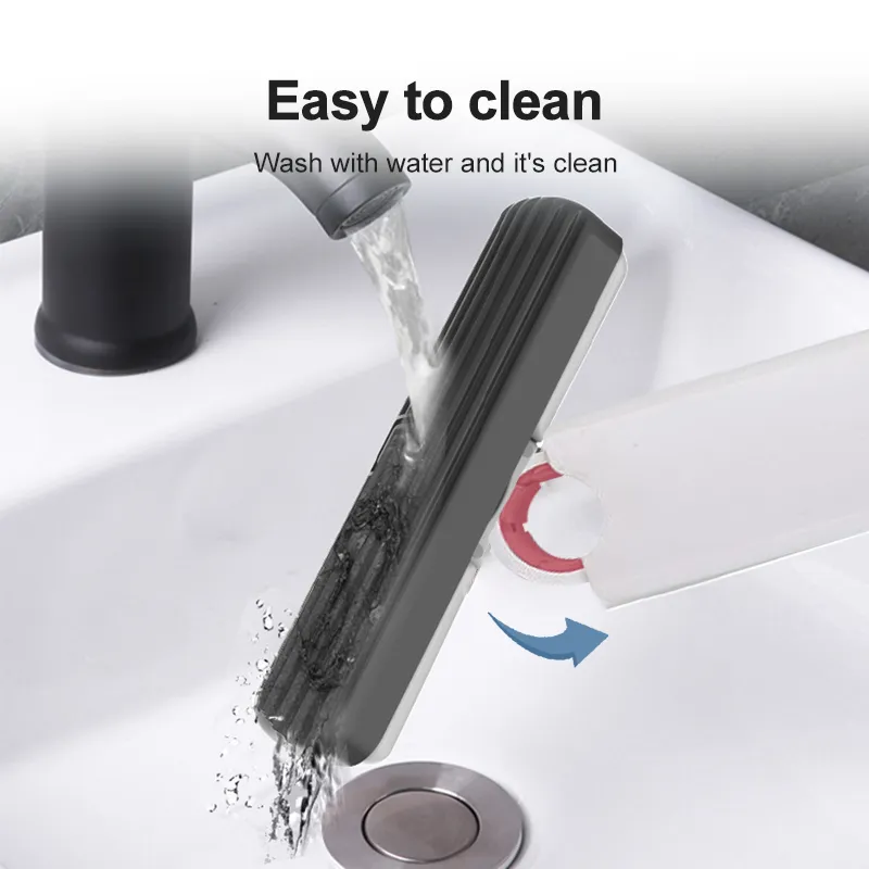 Portable Household Cleaning Mop: Ideal for Kitchen, Bathroom, and Car Cleaning