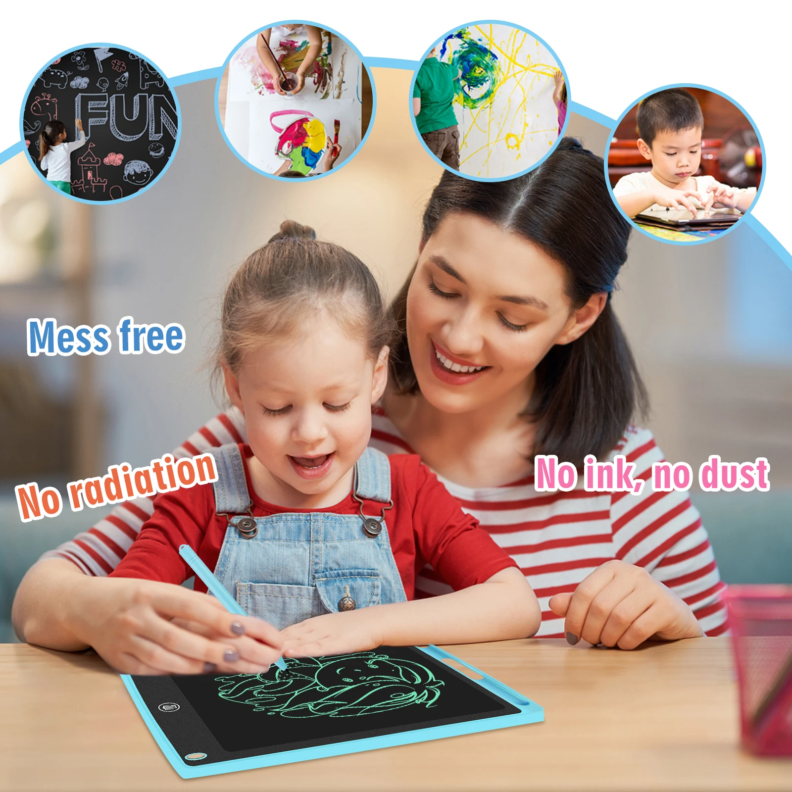 8.5" Writing & Drawing Tablet For Kids